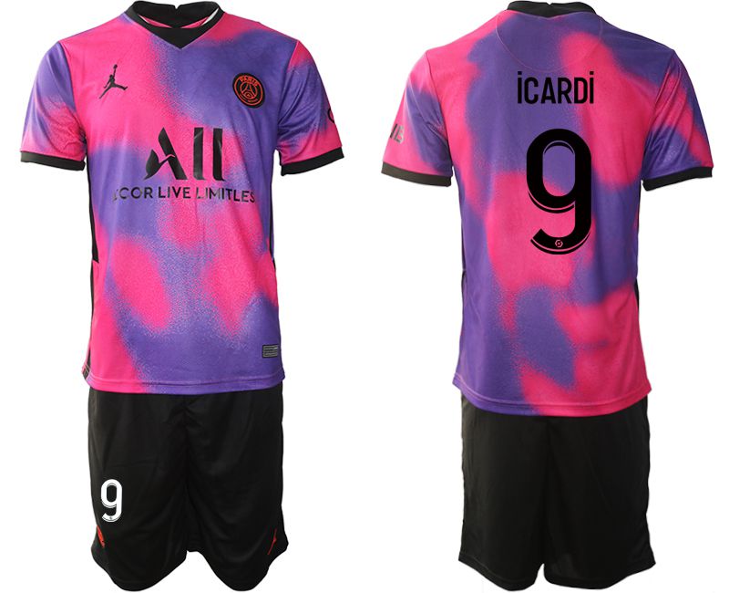 Men 2020-2021 Club Paris St German away purple #9 Soccer Jersey